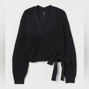 Knit Wrapover Sweater